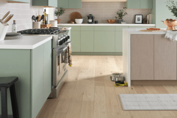 Hardwood flooring in kitchen | The Carpet Guy